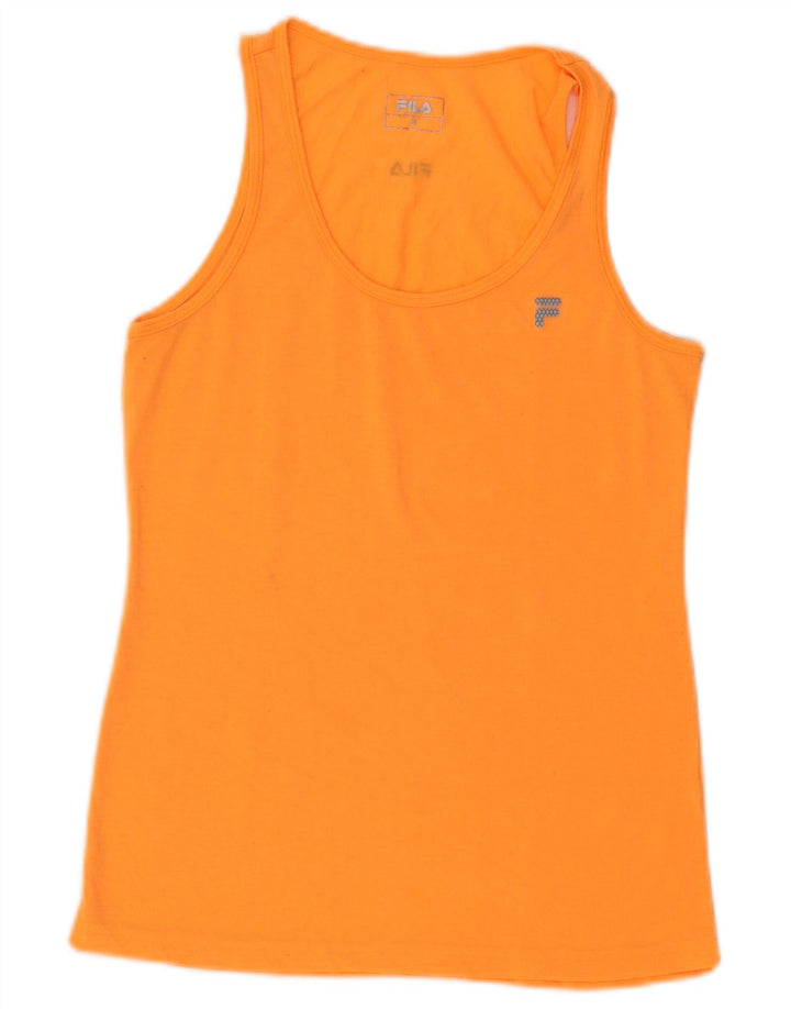 Fila Damen Weste Top UK 12 Medium Orange