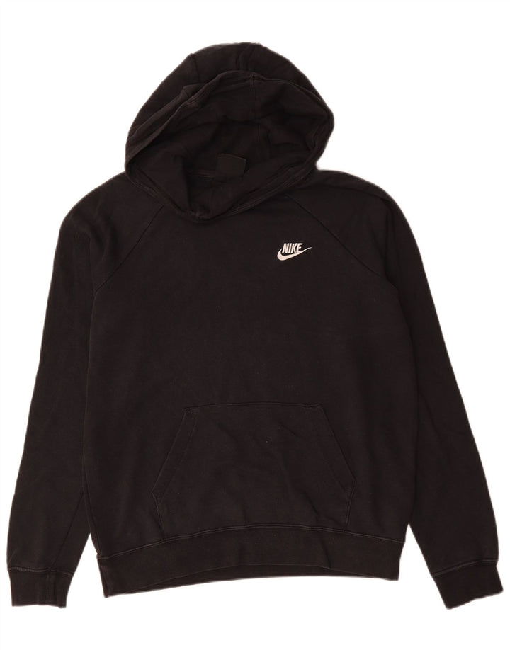 NIKE Herren-Kapuzenpullover, mittelschwarz, Baumwolle