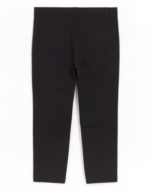 Marks & Spencer Damen Crop Suit Hose UK 12 Medium W30 L24 Schwarz