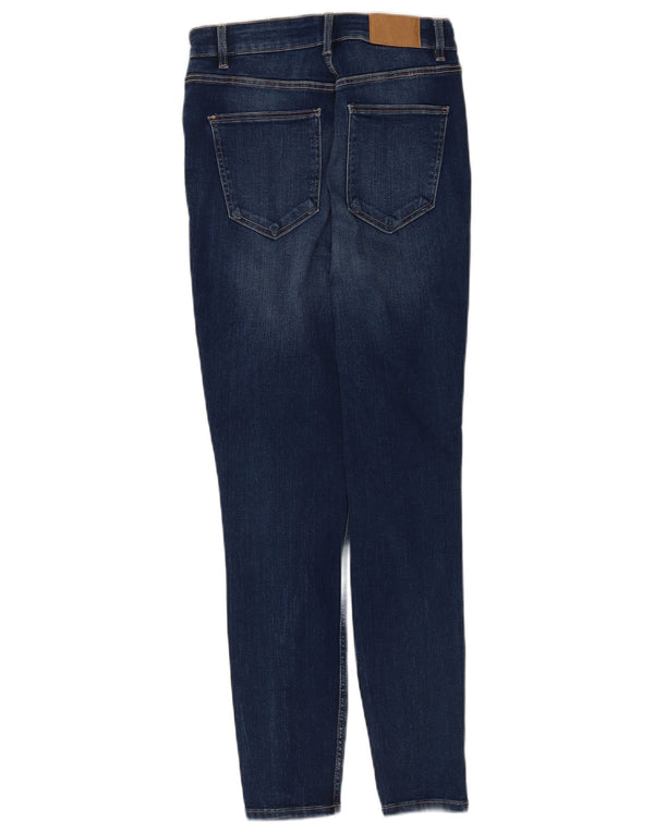 Zara Damen Slim Jeans EU 40 Medium W30 L28 Blaue Baumwolle