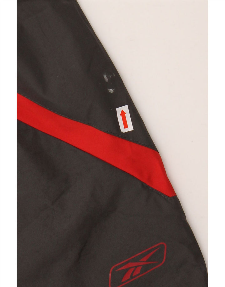 REEBOK Herren-Trainingshose mit Grafik, Größe S, grau, Polyester