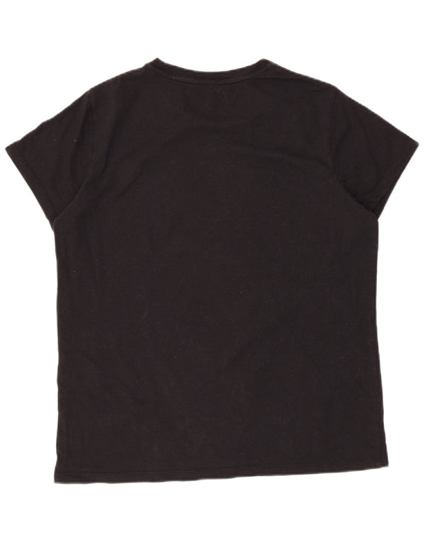 Levi's Damen-T-Shirt mit Grafik, UK 14, Größe L, Schwarz, Baumwolle