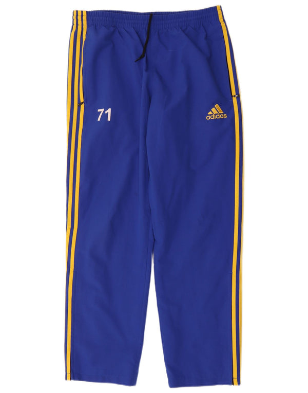 Adidas Herren-Trainingshose mit Grafik, UK 40/42, mittelblau, Farbblock