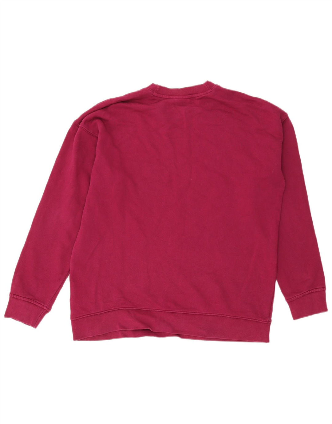 Adidas Damen Graphic Oversized Sweatshirt Pullover UK 12 Medium Burgund