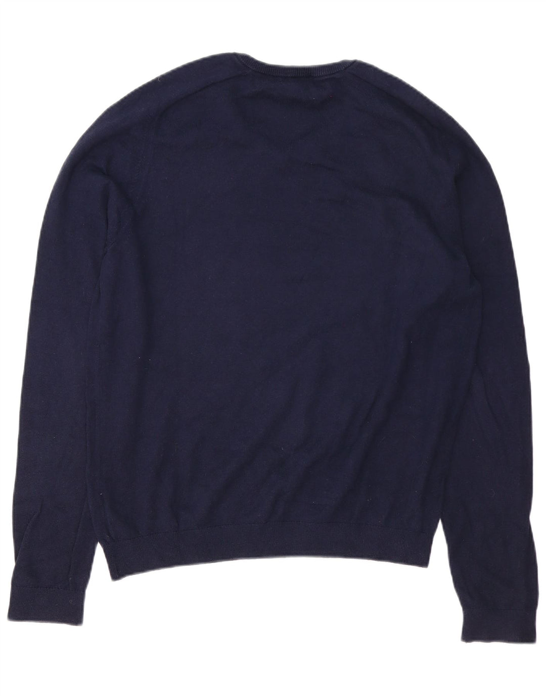 Gap Herren-Pullover mit V-Ausschnitt, groß, marineblau, Baumwolle