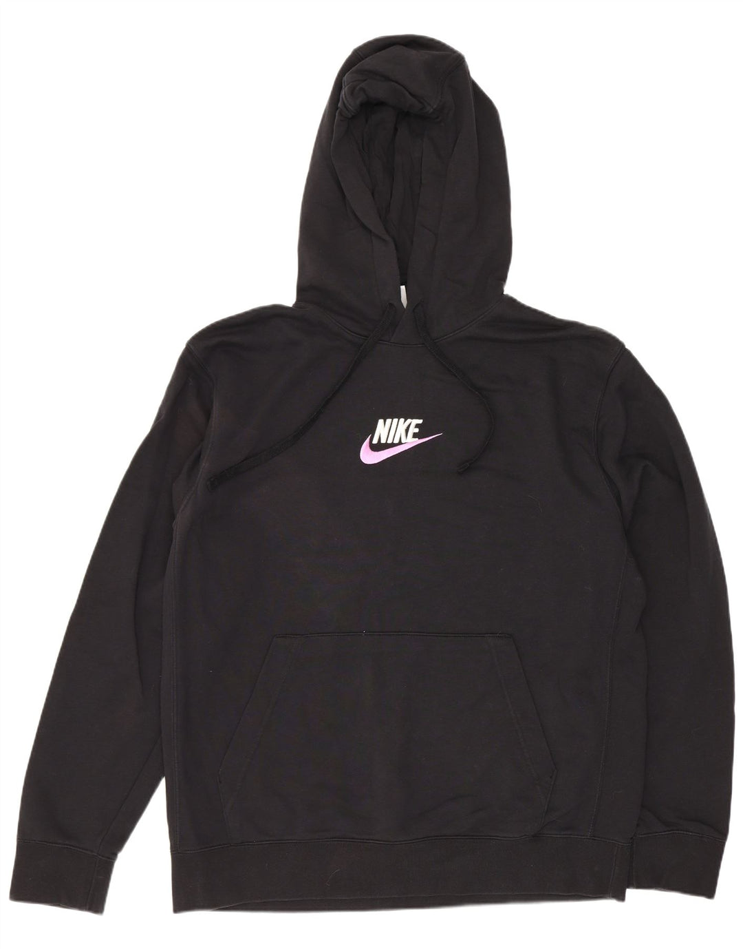 Nike Herren Kapuzenpullover, groß, aus schwarzer Baumwolle