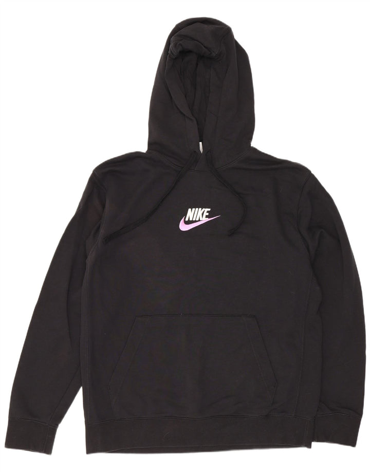 Nike Herren Kapuzenpullover, groß, aus schwarzer Baumwolle