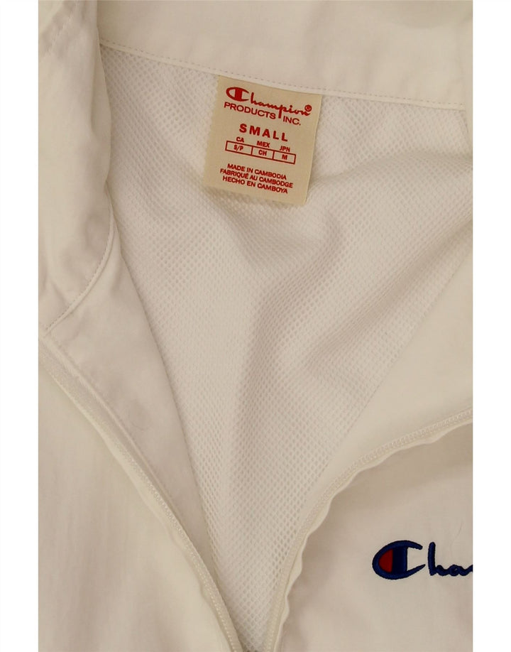 Champion Herren-Pullover-Trainingsanzug, Oberteil, Jacke, Größe S, Weiß, Polyamid