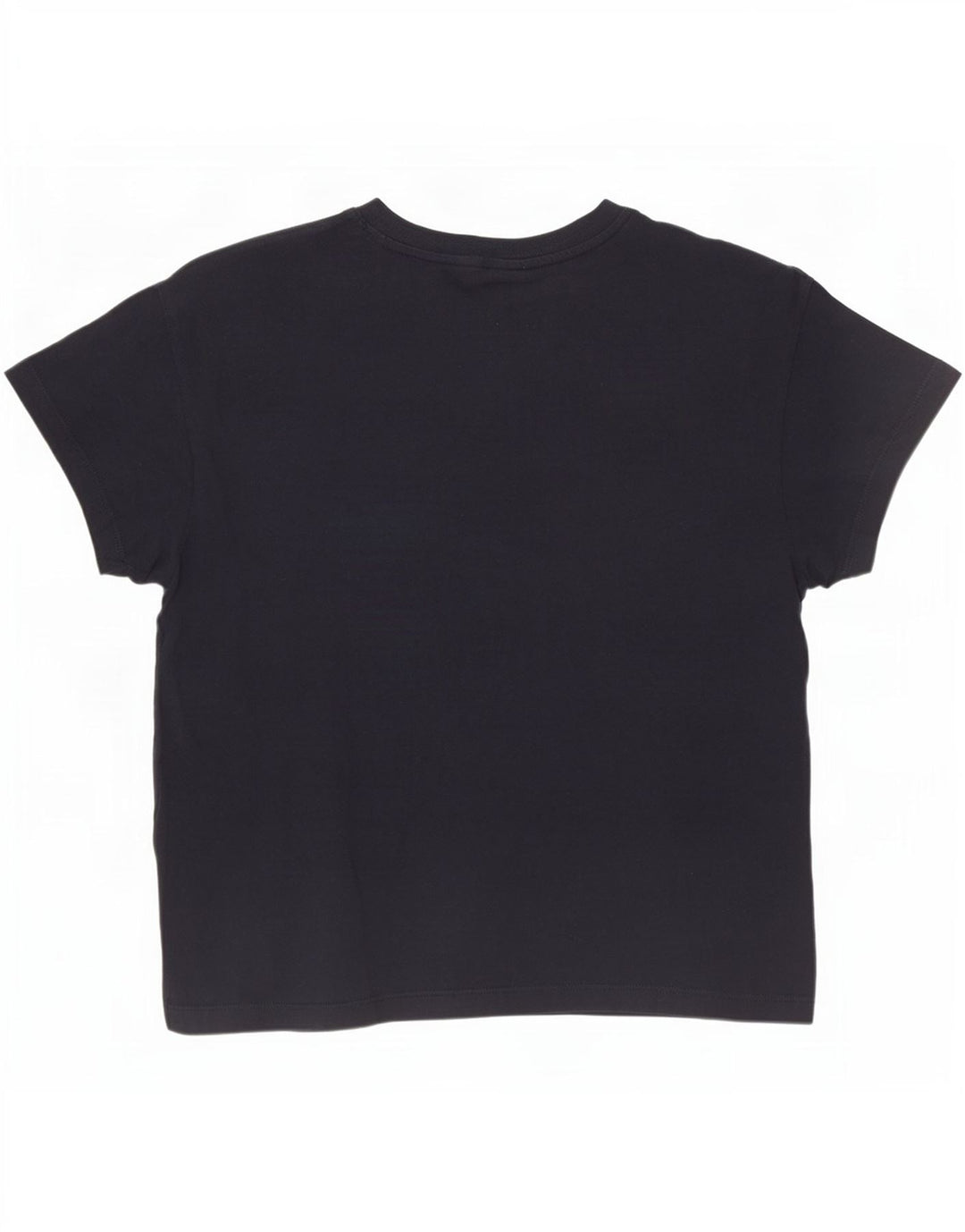 Champion Damen Grafik-T-Shirt-Oberteil UK 12 Medium Marineblau