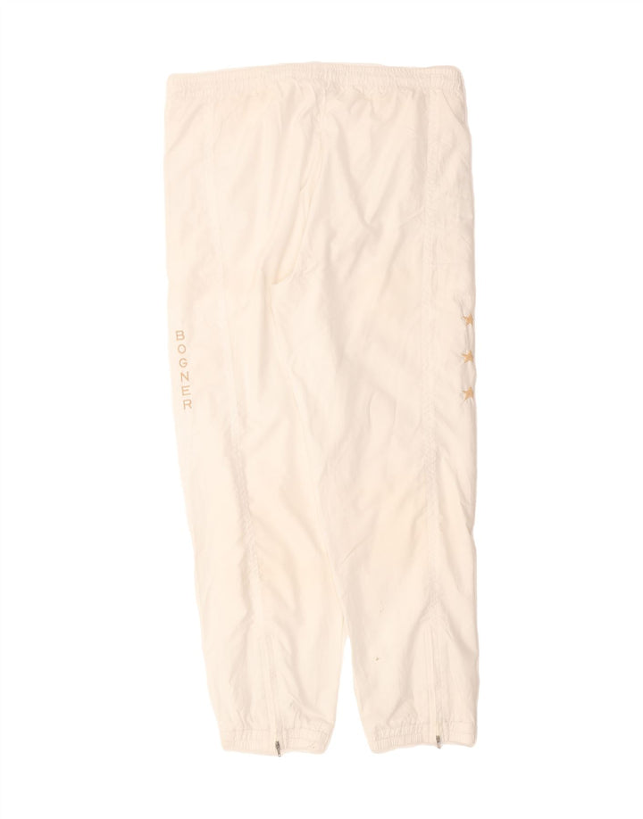 BOGNER Mens Graphic Tracksuit Trousers Joggers XL  White Vintage Bogner and Second-Hand Bogner from Messina Hembry 