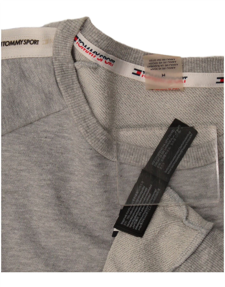 Tommy Hilfiger Herren-Sweatshirt mit Grafik, Mittelgrau, Farbblock