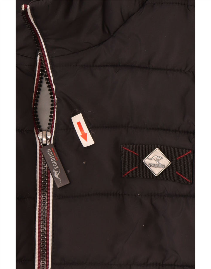 Roadsign Herren Wattierte Weste UK 42 XL Schwarz Polyester