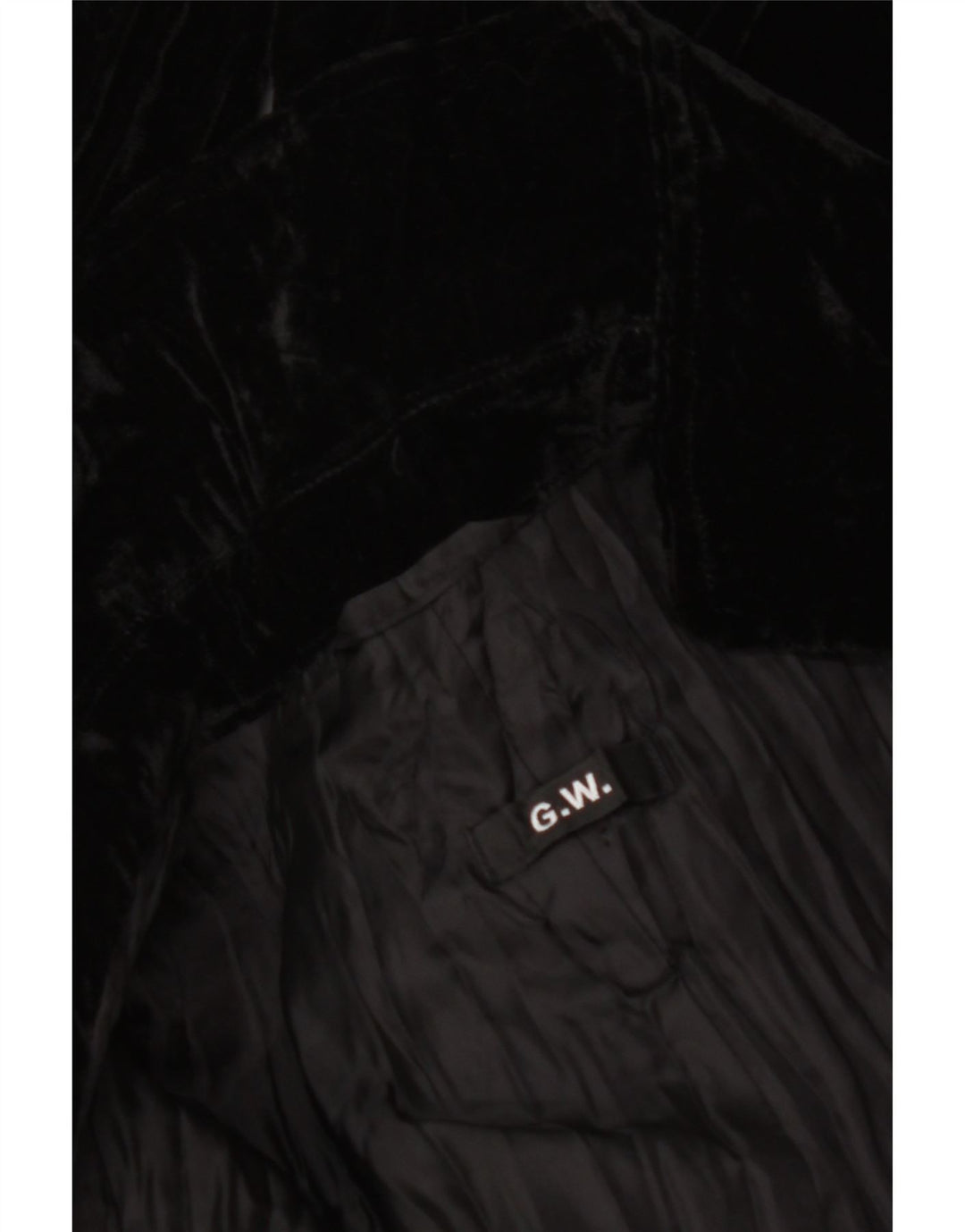 VINTAGE Damen 3-Knopf-Samt-Blazerjacke UK 18 XL Schwarz geblümt