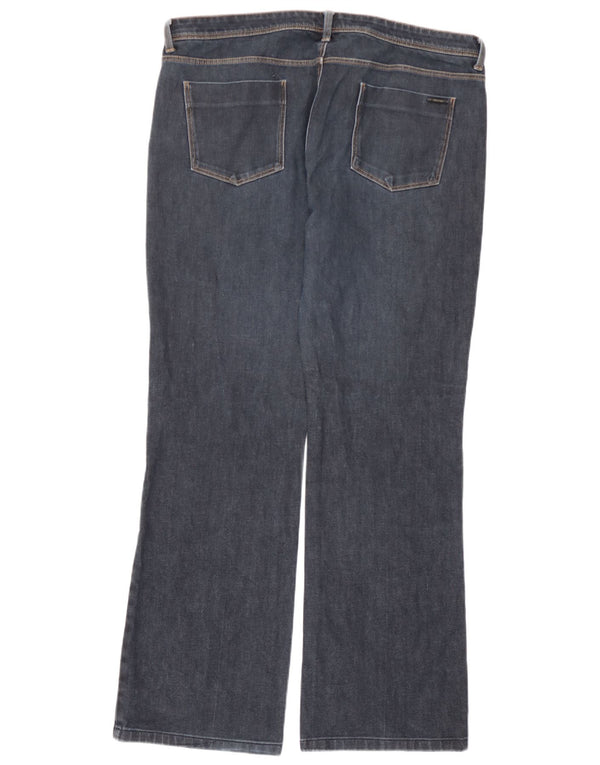 Marks & Spencer Damen Autograph Bootcut Jeans UK 18 XL W38 L30 Marineblau