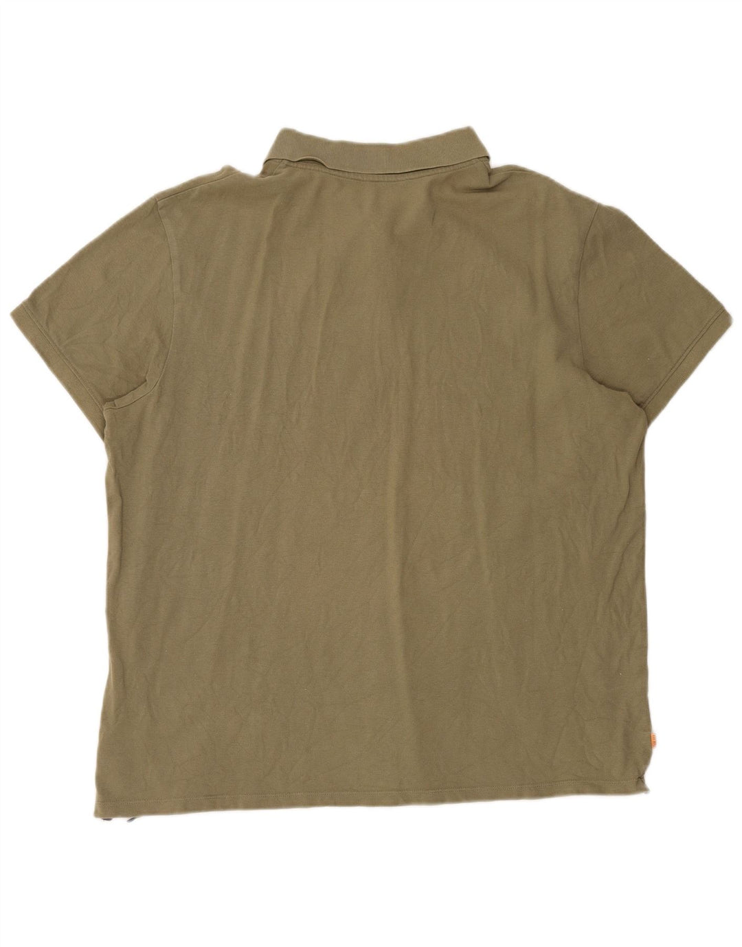 TIMBERLAND Herren Slim Fit Poloshirt 3XL Khaki Baumwolle