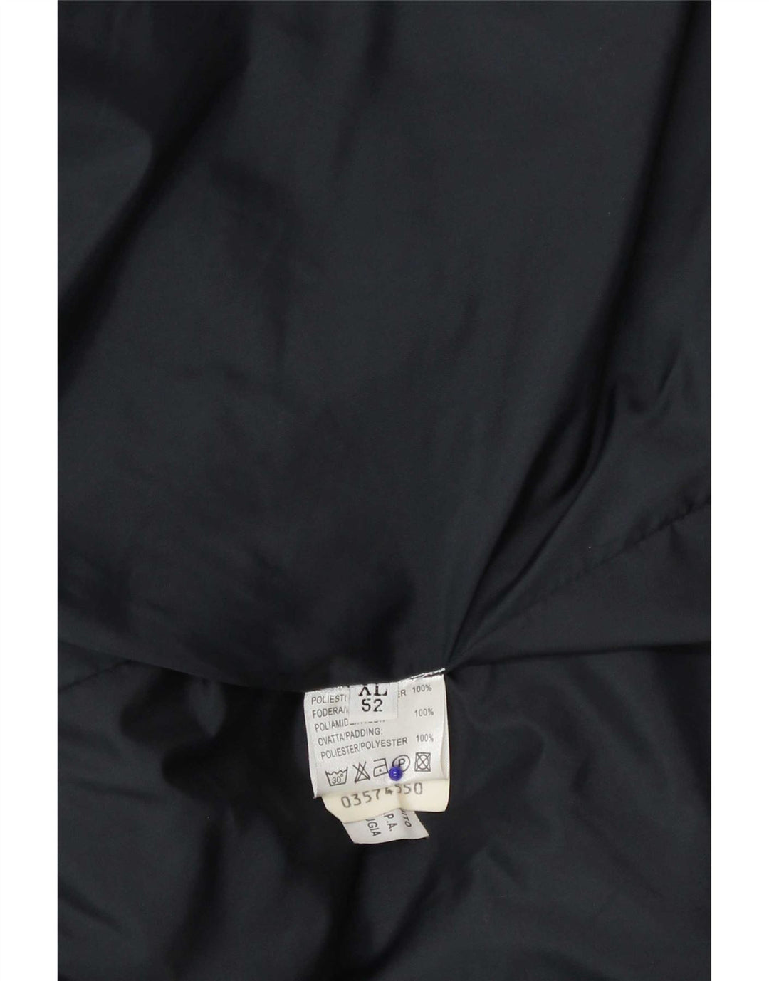 Valentino Herrenmantel IT 52 XL Marineblaues Polyester