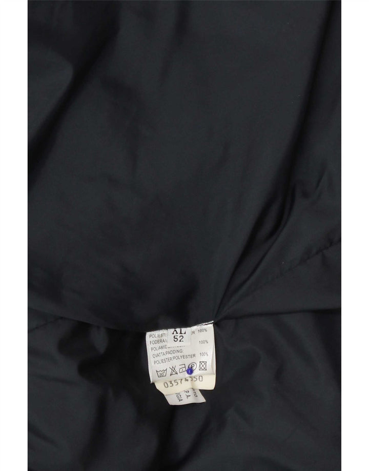 Valentino Herrenmantel IT 52 XL Marineblaues Polyester