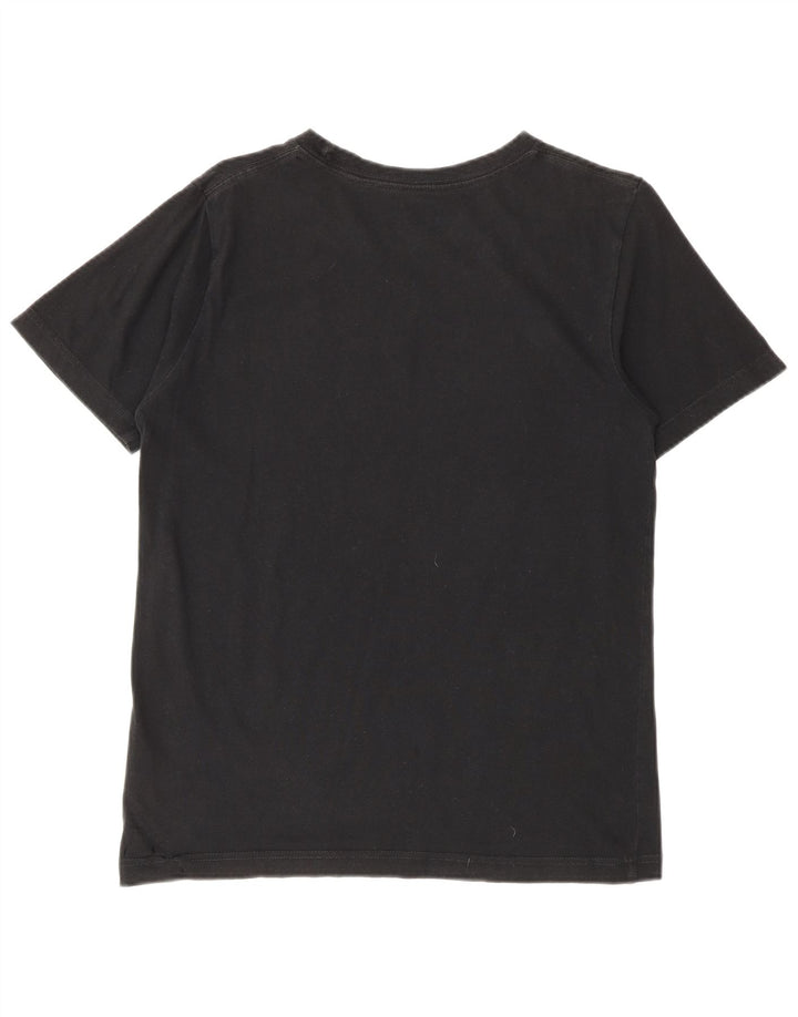 Jordan T-Shirt mit Grafik für Jungen, 12–13 Jahre, Größe L, aus schwarzer Baumwolle