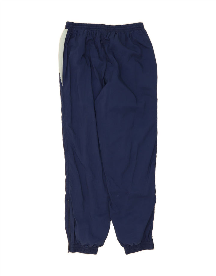 PUMA Mens Tracksuit Trousers Joggers Large Navy Blue Colourblock Polyamide Vintage Puma and Second-Hand Puma from Messina Hembry 