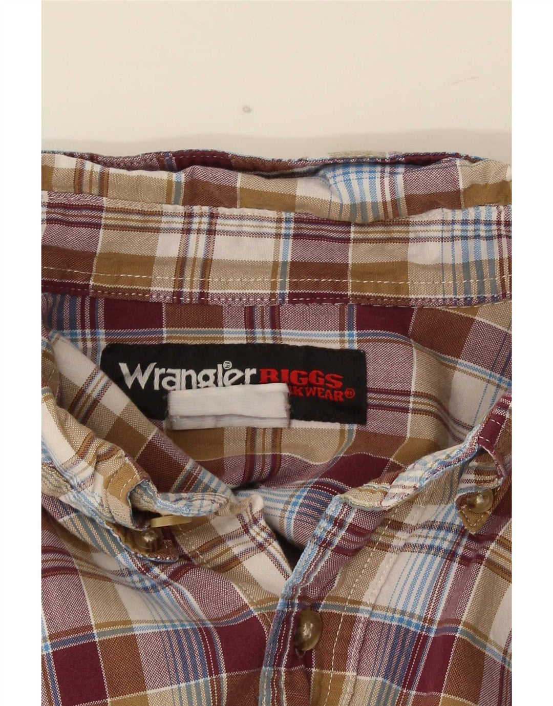 Wrangler Herrenhemd XL braun kariert