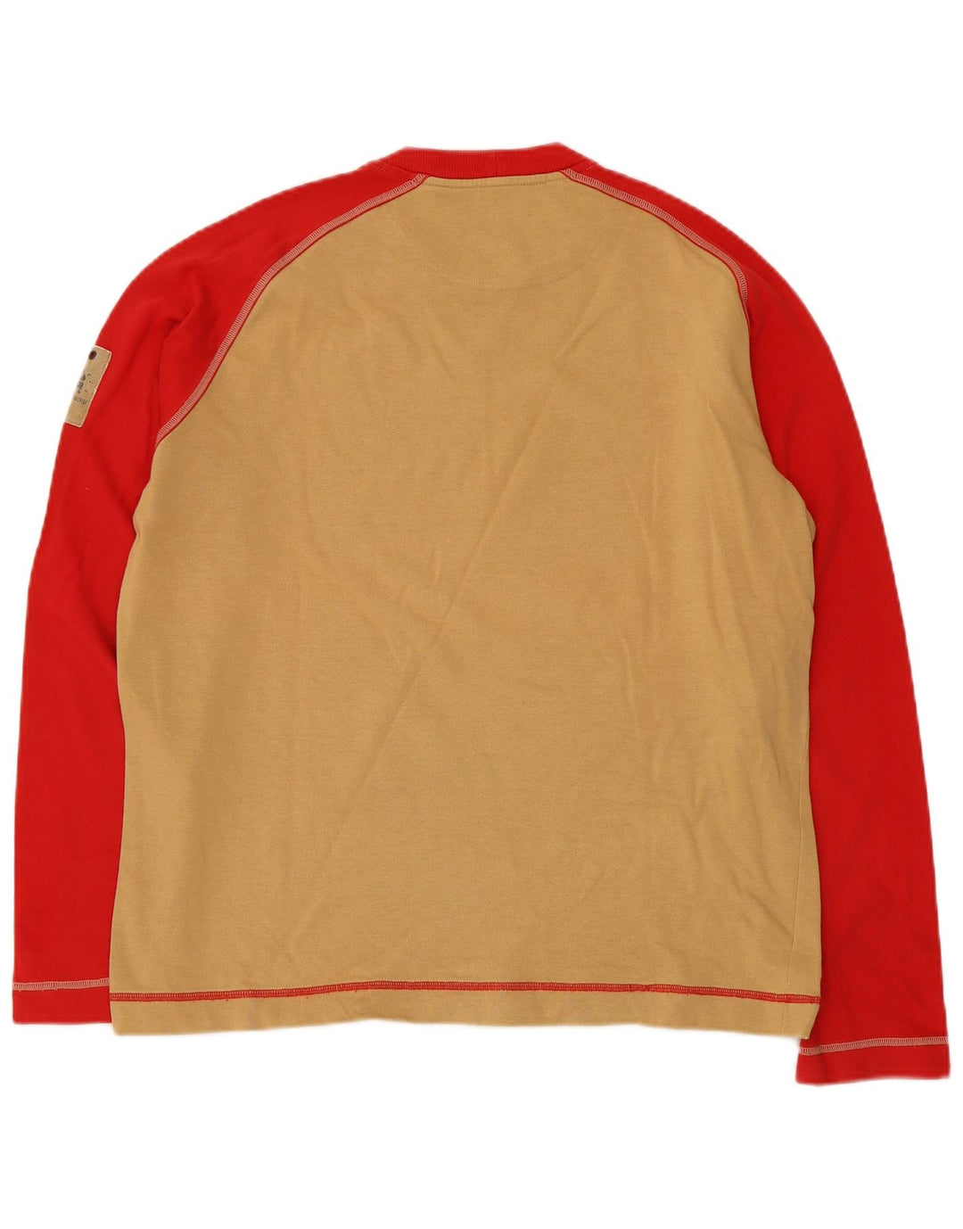 SERGIO TACCHINI Herren Milano Graphic Top Langarm Large Beige