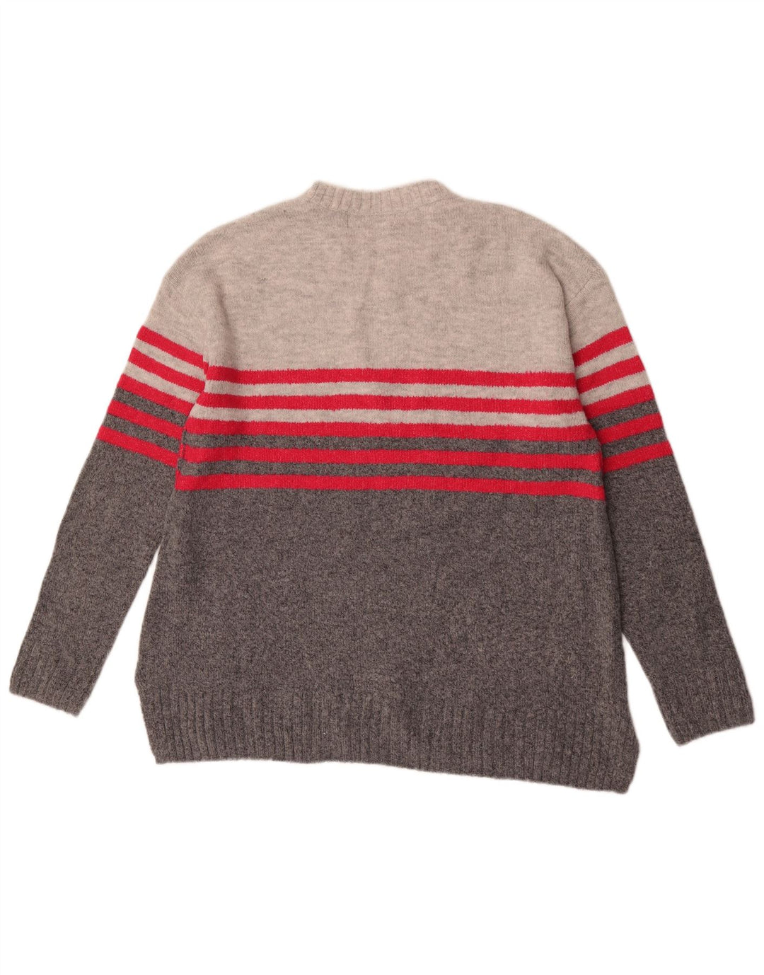 Marks & Spencer Damen Pullover mit Rundhalsausschnitt, UK 14, Mittelgrau