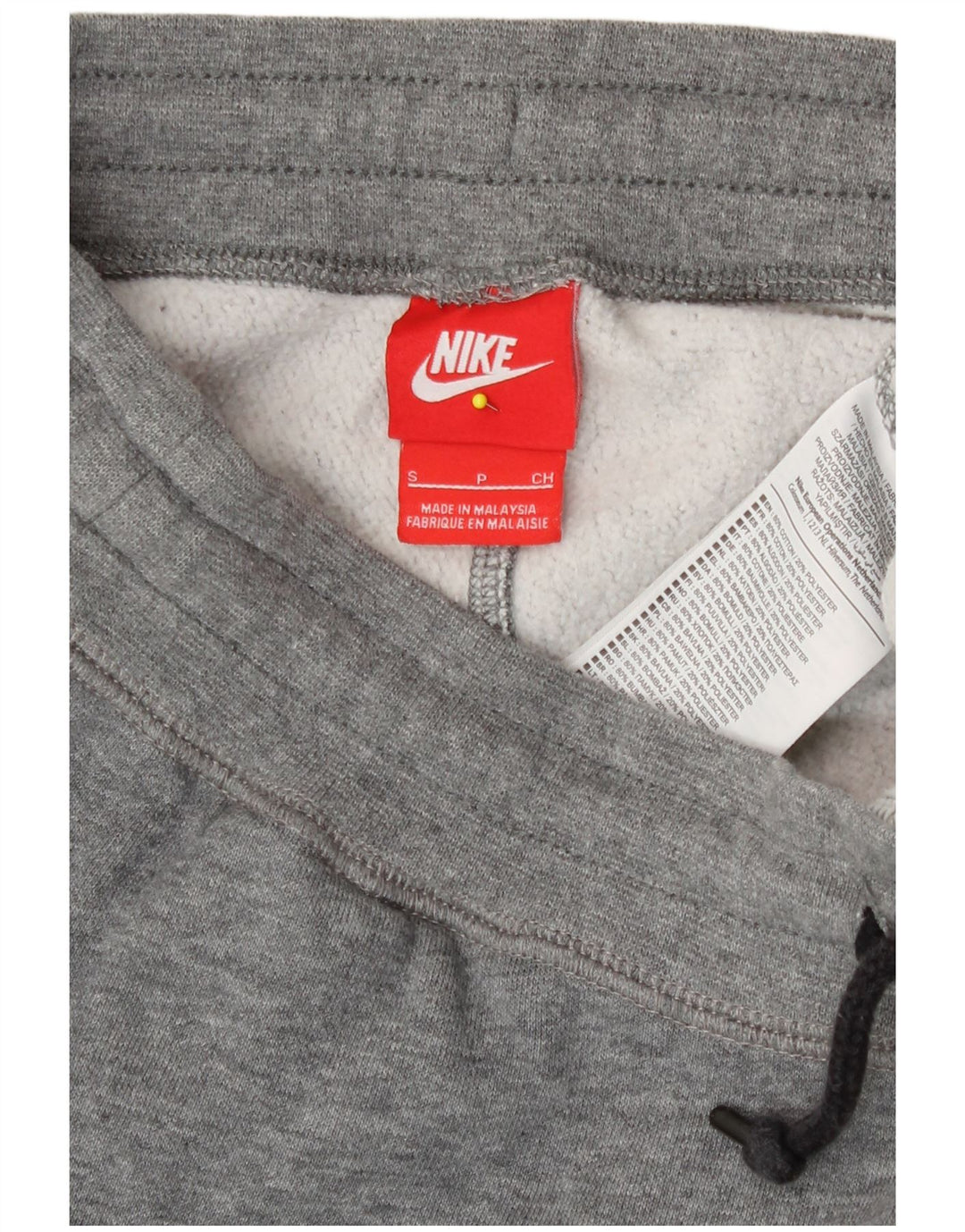Nike Herren-Trainingshose, Jogginghose, Größe S, graue Baumwolle