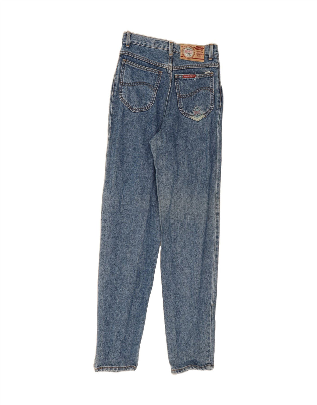 RIFLE Womens Slim High Waist Jeans W24 L29 Blue Vintage Rifle and Second-Hand Rifle from Messina Hembry 
