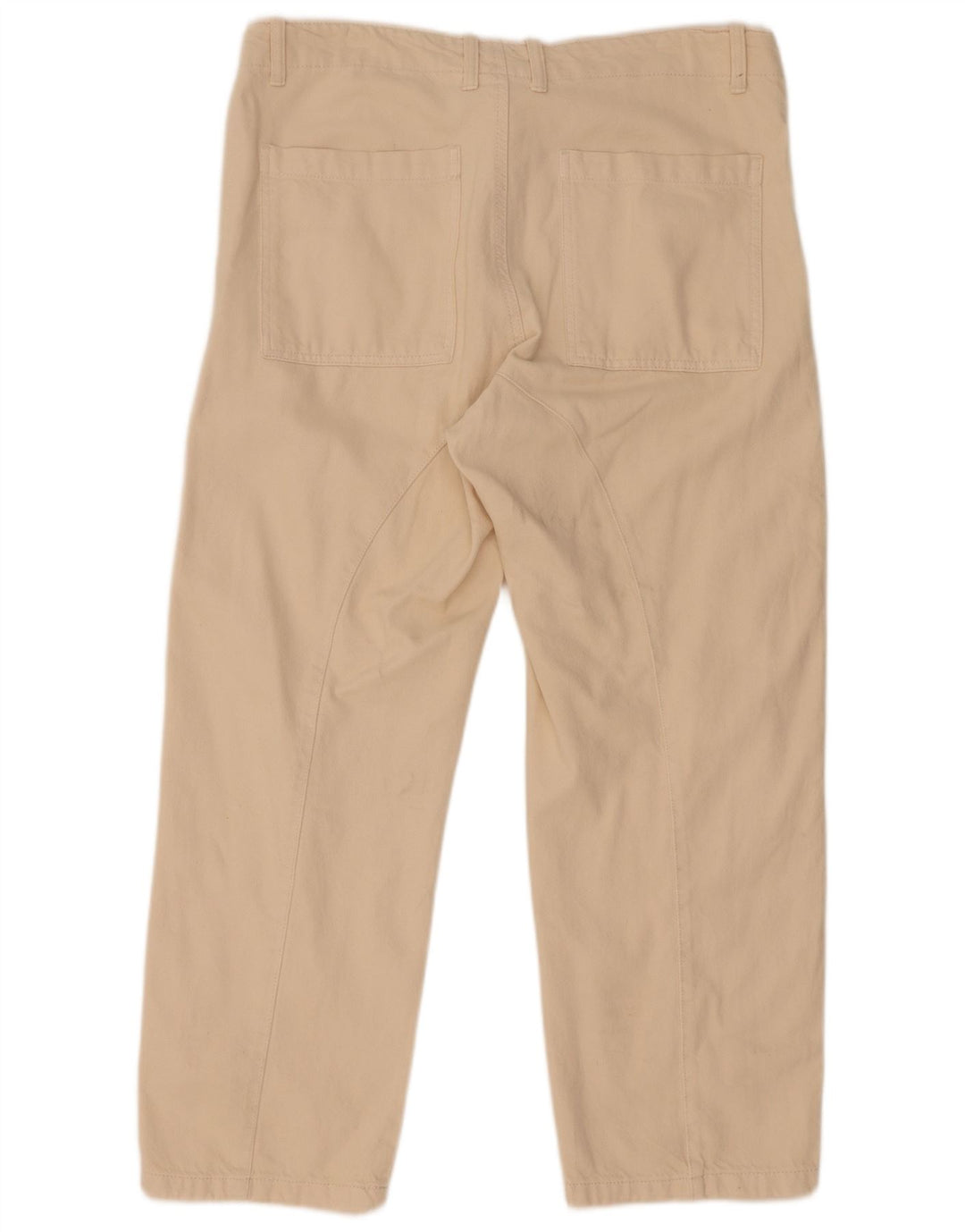 Gerade Jeans für Damen von Zara, Größe L, W30, L27, Beige