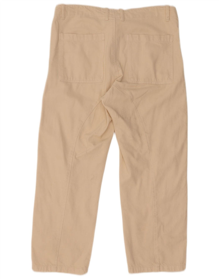 Gerade Jeans für Damen von Zara, Größe L, W30, L27, Beige