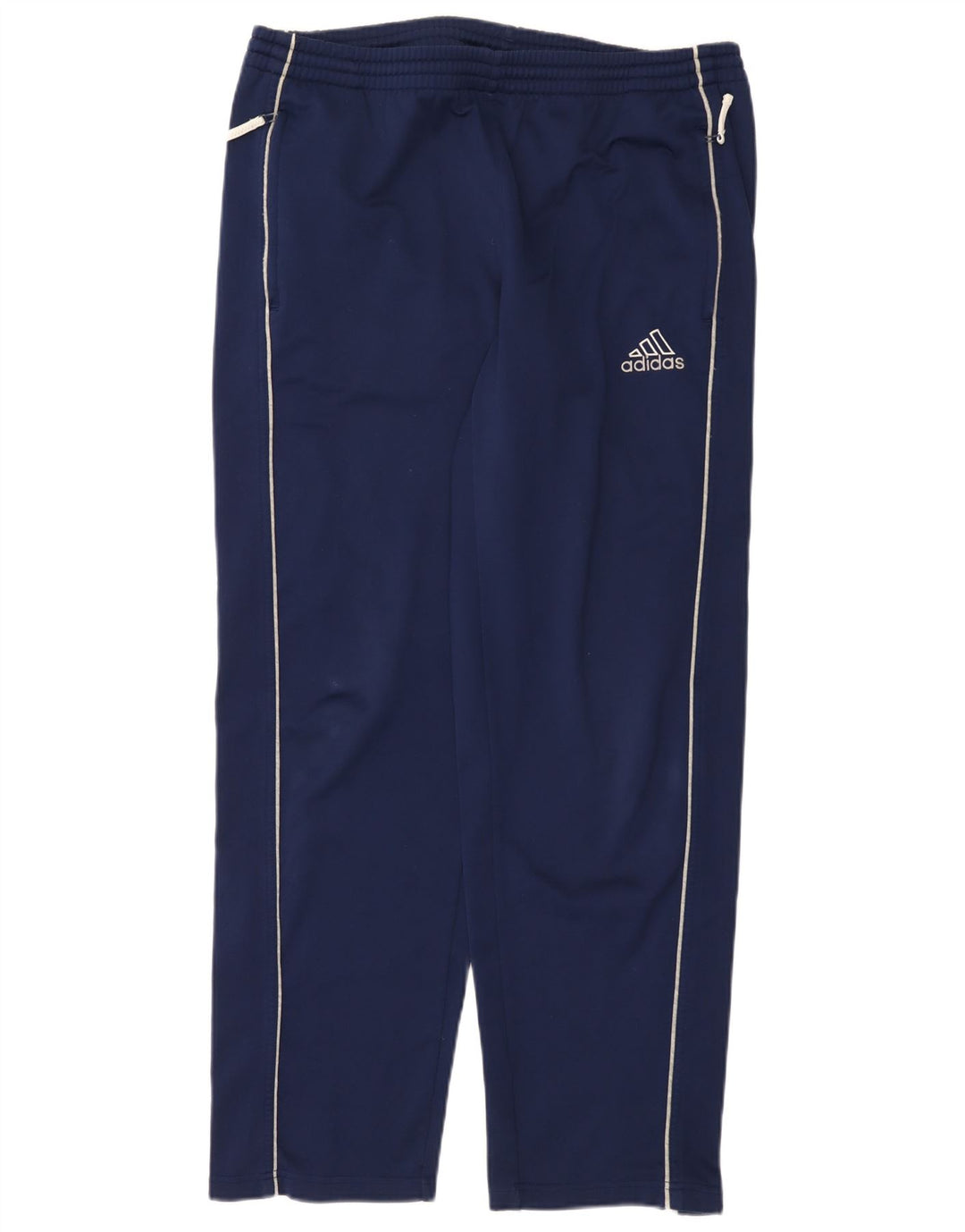 Adidas Herren-Trainingshose UK 38/40 Mittelmarineblaues Polyester