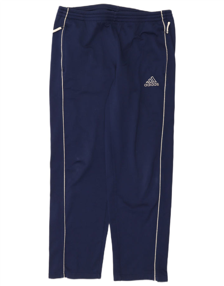 Adidas Herren-Trainingshose UK 38/40 Mittelmarineblaues Polyester