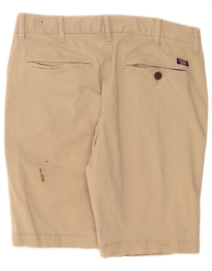 Superdry Herren Chinoshorts W32 mittelbeige Baumwolle