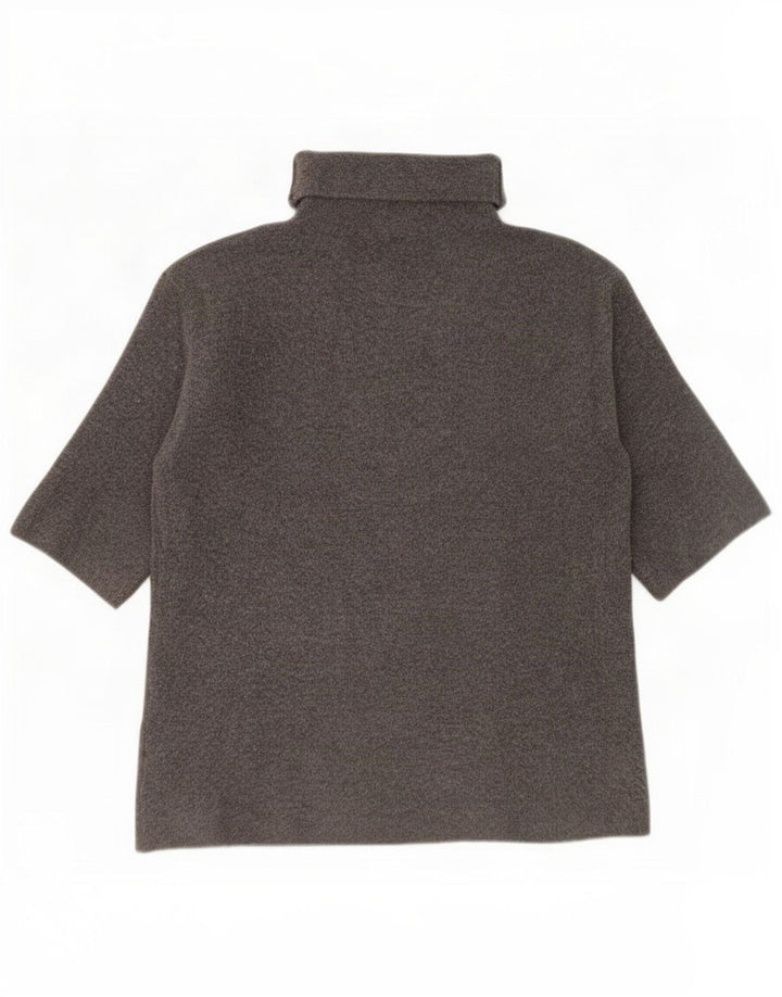 Zara Damen Top 3/4 Ärmel UK 14 Mittelgrau