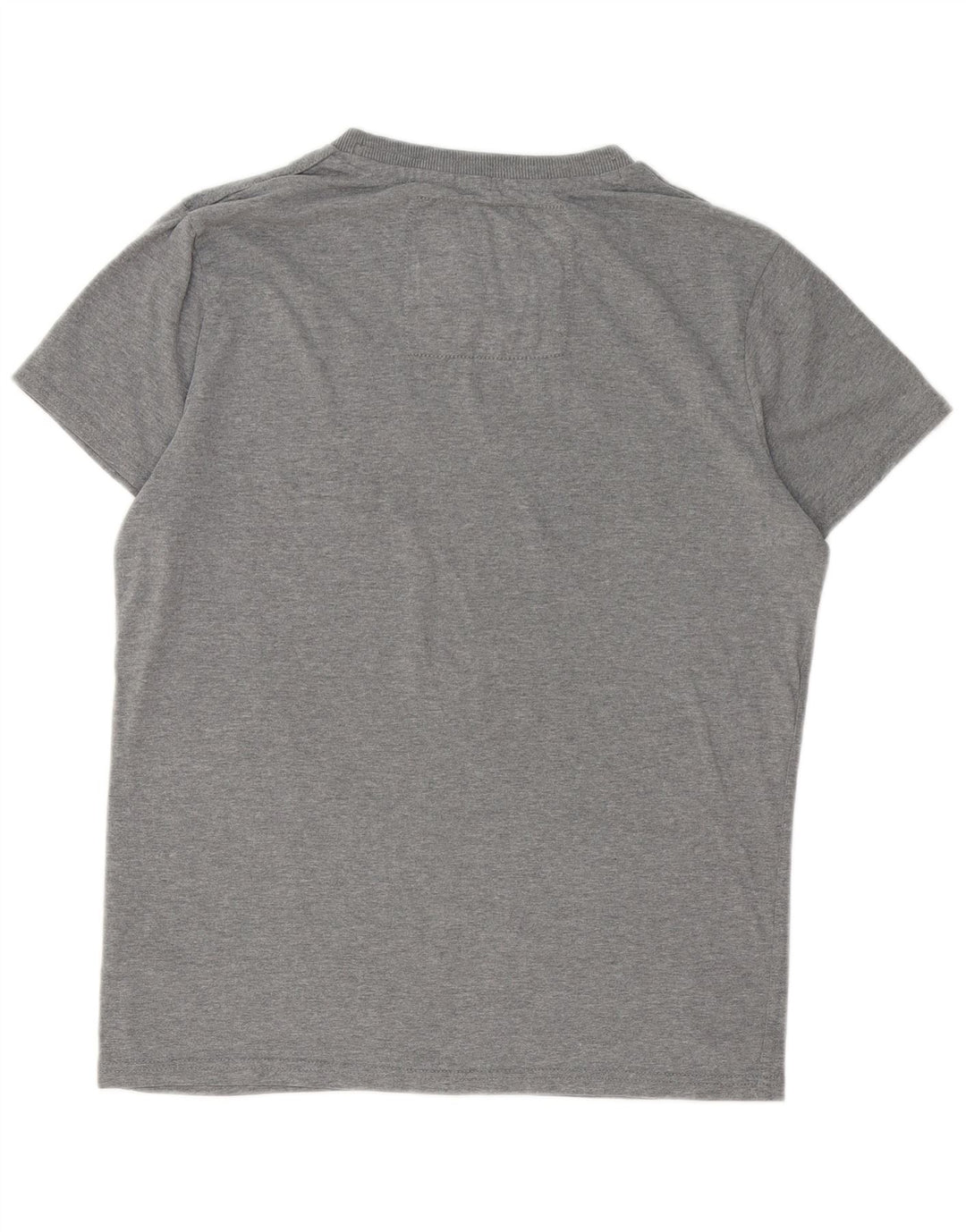 SUPERDRY Herren Grafik-T-Shirt-Oberteil XL aus grauer Baumwolle