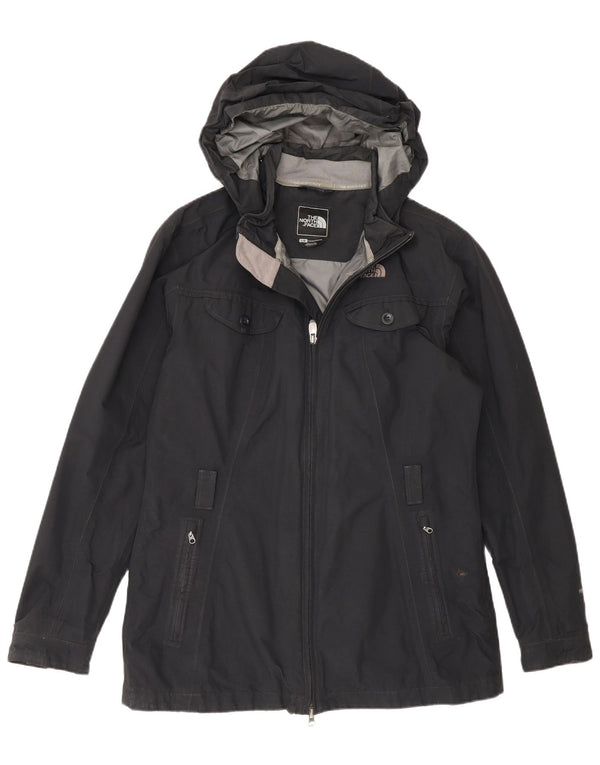 The North Face Damen wasserdichte Kapuzenjacke UK 16 Large Schwarz