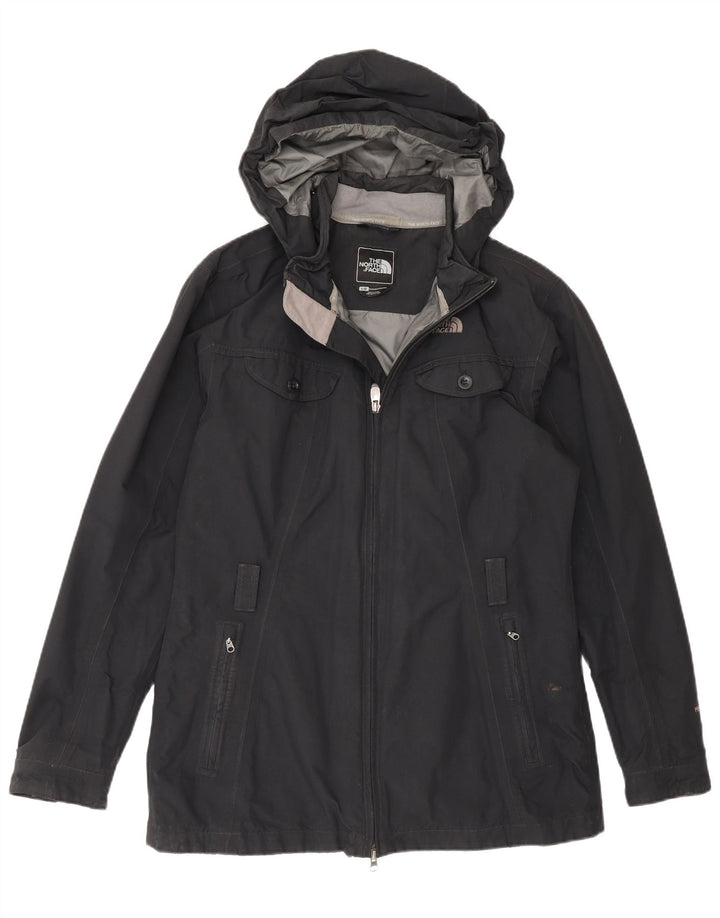 The North Face Damen wasserdichte Kapuzenjacke UK 16 Large Schwarz