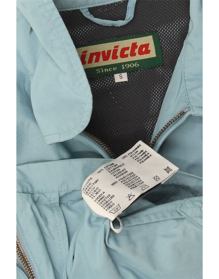 Invicta Womens Utility Jacke UK 10 Small Blaue Baumwolle