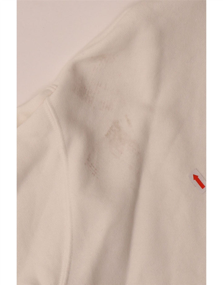 NIKE Herren-Sweatshirt mit lockerer Passform, Grafik, XS, weiße Baumwolle