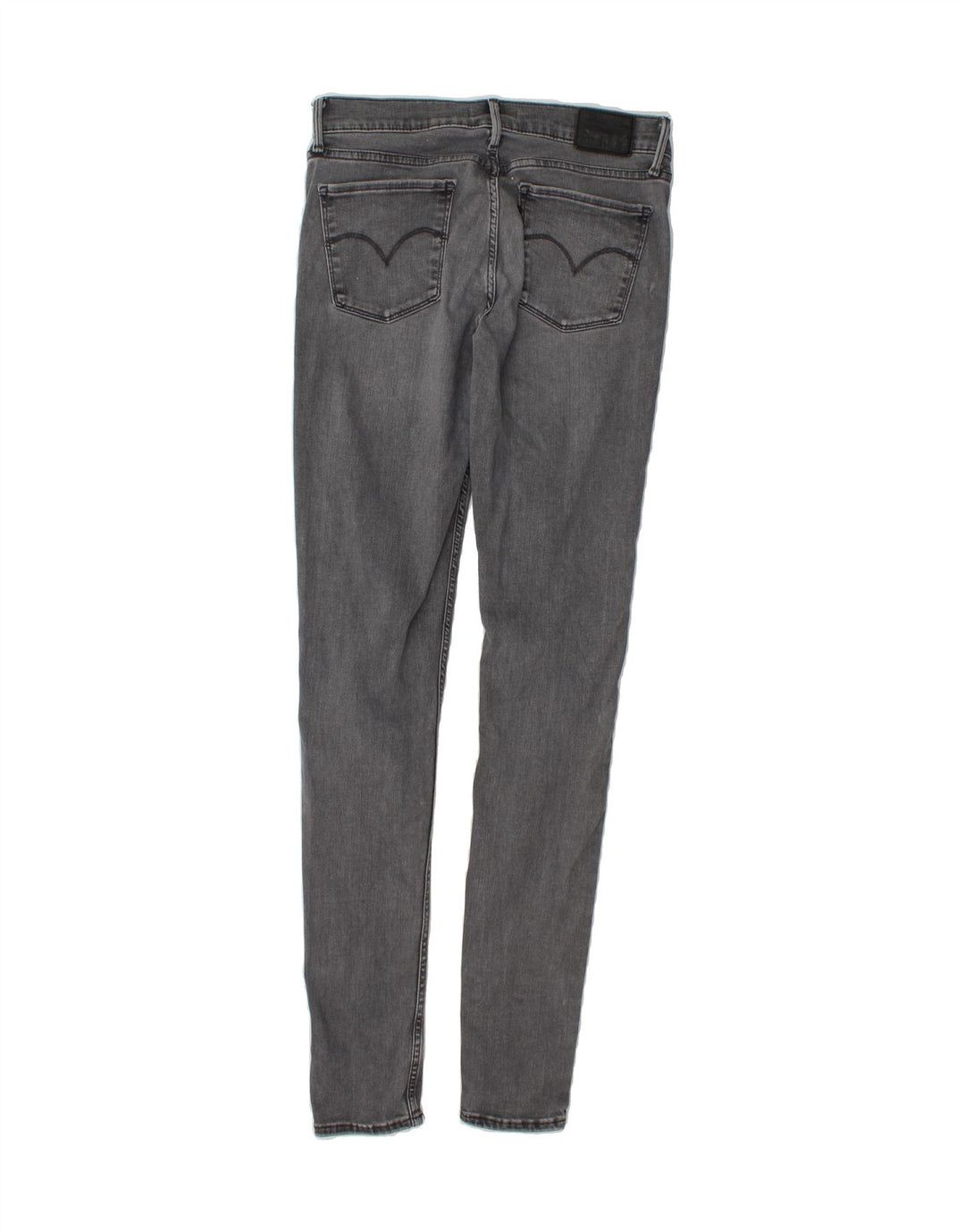 LEVI'S Womens 710 Super Skinny Jeans W29 L34 Grey Cotton Vintage Levi's and Second-Hand Levi's from Messina Hembry 