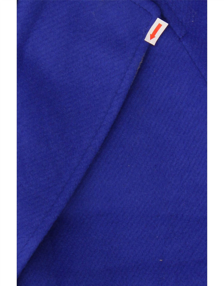 Marks & Spencer Damen Übergroßer Mantel UK 10 Small Blau Polyester