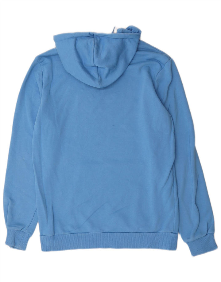 Puma Herren-Kapuzenpullover mit Grafik, Größe S, Blau, Baumwolle