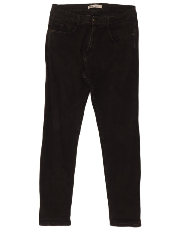 Zara Herren Skinny Jeans EU 44 Large W34 L32 Schwarz