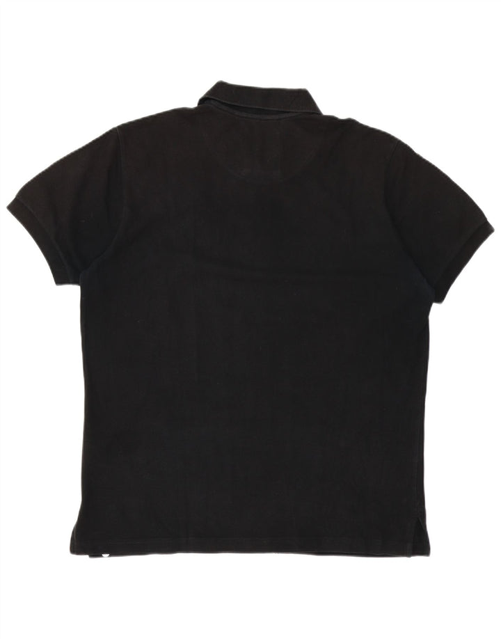 MURPHY & NYE Herren-Chicago-Poloshirt, große schwarze Baumwolle
