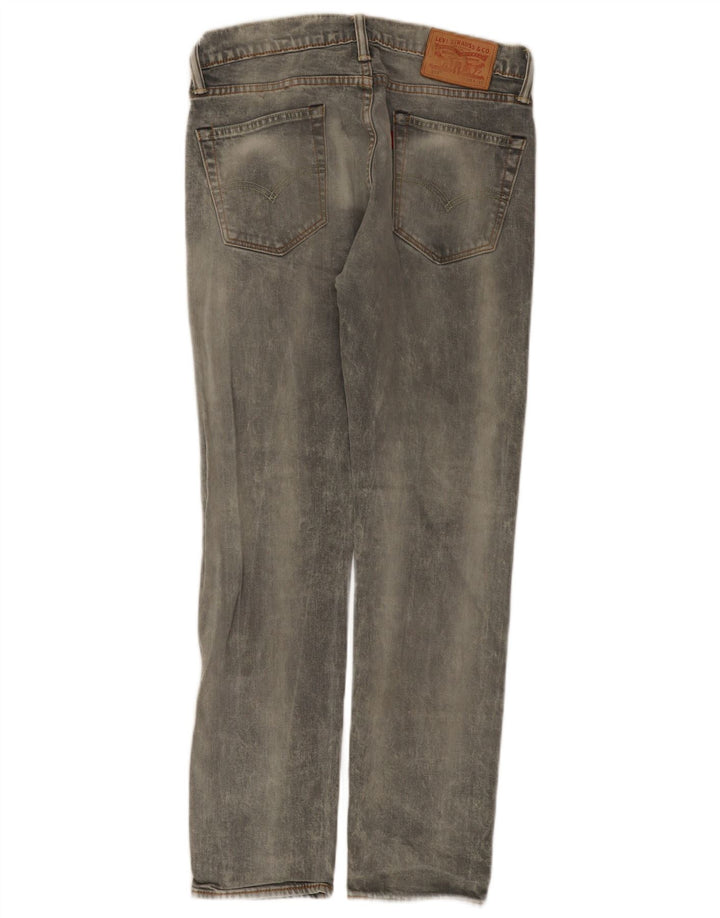Levi's Herren 510 Skinny Jeans W30 L30 Graue Baumwolle