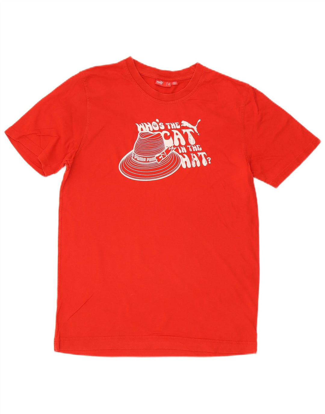 Puma Herren Grafik-T-Shirt-Oberteil Mittelrot