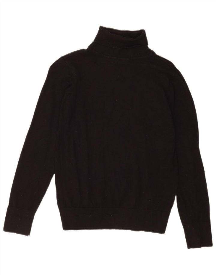 Oasis Rollkragenpullover für Damen, Gr. 10, Größe S, Schwarz, Viskose
