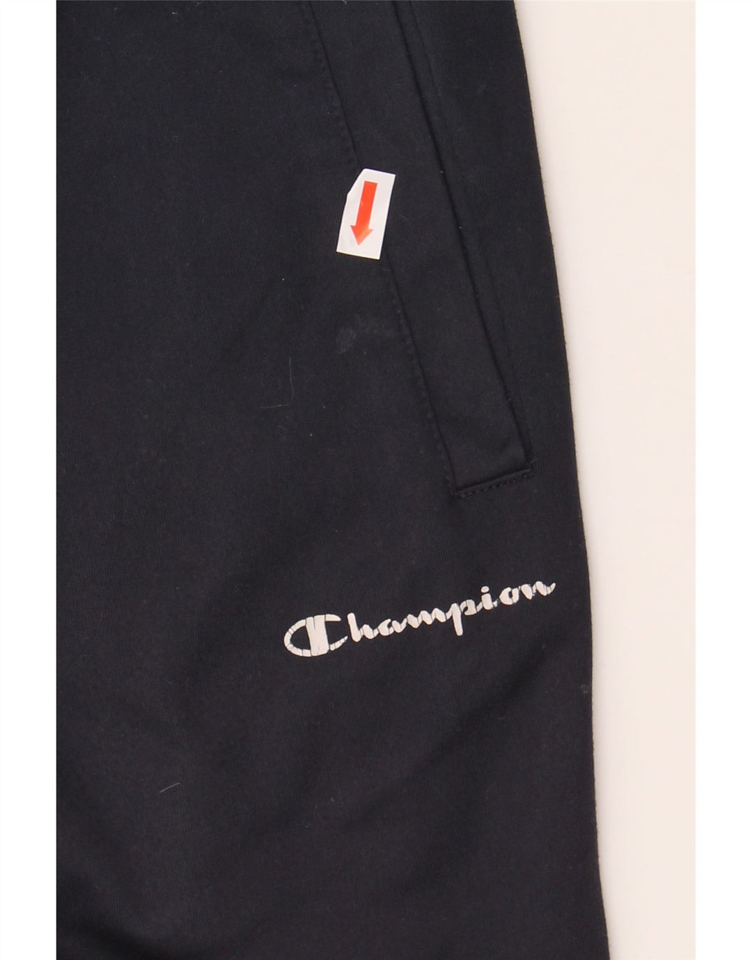 CHAMPION Mens Capri Tracksuit Trousers XL Navy Blue Polyester Vintage Champion and Second-Hand Champion from Messina Hembry 