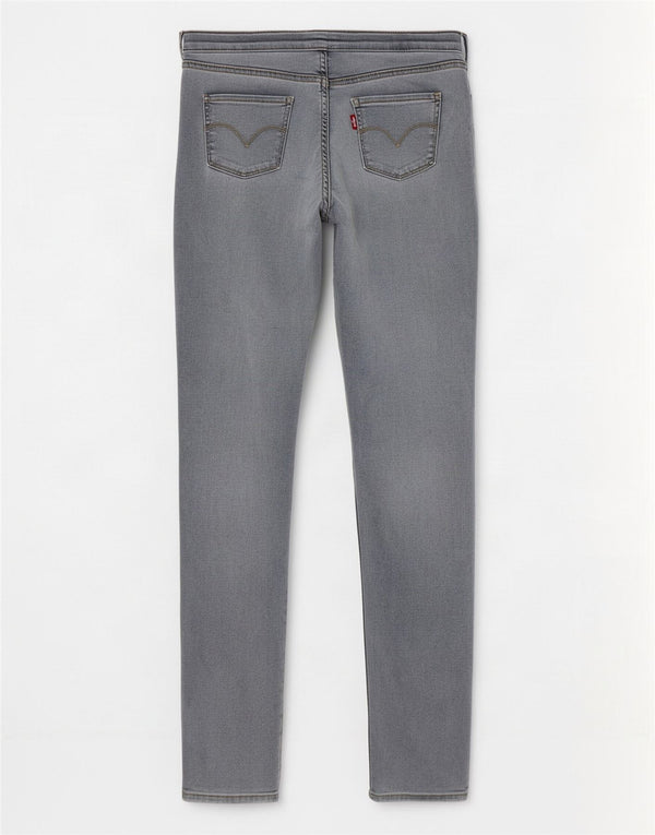 Levi's Distressed Jegging-Jeans für Mädchen, 13–14 Jahre, W26 L29, blaue Baumwolle