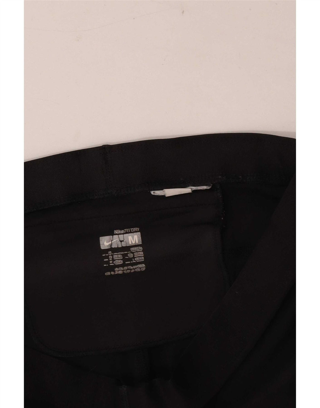 Nike Damen Capri-Leggings UK 10–12 Mittelschwarzes Polyester